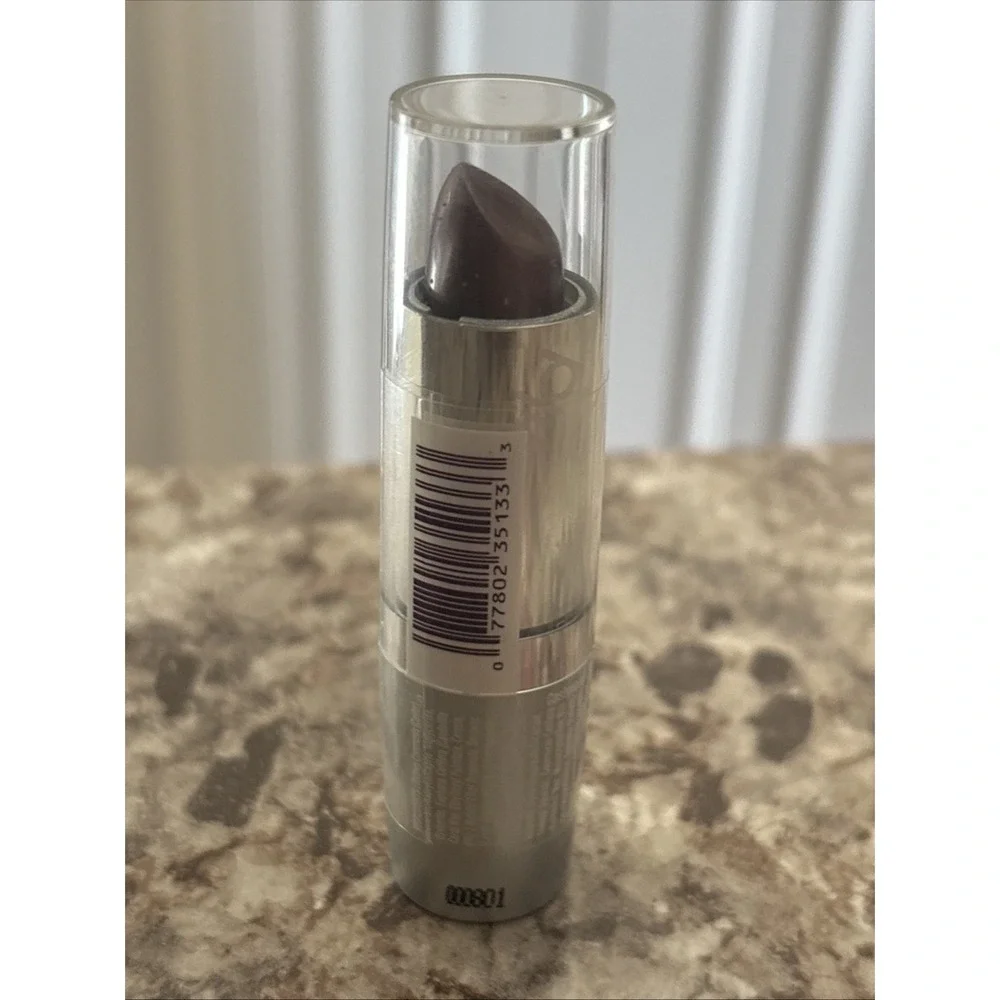 Wet n Wild 541B Cashmere Silk Finish Lipstick Silver Tube Discontinued‎ SEALED